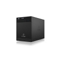 ICY BOX IB-3740-C31 HDD/SSD enclosure Black 2.5/3.5&quot;