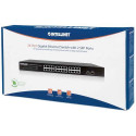 Intellinet 24-Port Gigabit Ethernet Switch with 2 SFP Ports, 24 x 10/100/1000 Mbps RJ45 Ports + 2 x 