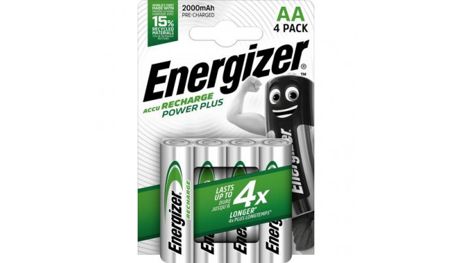 Energizer rechargeable battery Recharge Power Plus 2000 AA NiMH 4pcs