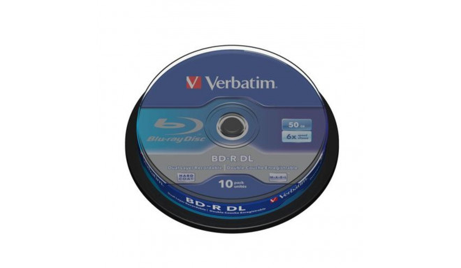 Verbatim 43746 blank Blu-Ray disc BD-R 50 GB 10 pc(s)