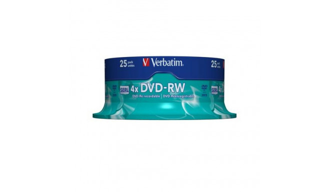 Verbatim DVD-RW Matt Silver 4.7 GB 25 pc(s)