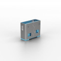 Lindy USB Port Blocker (without key) - Pack of 10, Colour Code: Blue