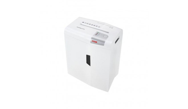 HSM X10 paper shredder Particle-cut shredding 58 dB 22 cm Silver, White