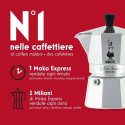 Bialetti Moka Express Moka pot 0.2 L Aluminium, Black