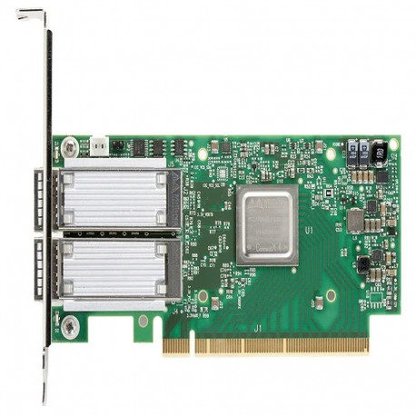 Dell Mellanox ConnectX-5 kahe pordiga 10/25GbE SFP28 adapter, PCIe täiskõrgus, kliendi paigaldus | D