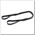 HMS exercise rubber GU05 22x4,5x2080mm, black