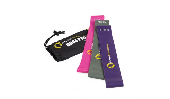 Exercise bands set HMS PRO SET GU04