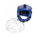 Masters boxing helmet with mask KSSPU-M (WAKO APPROVED) 02119891-M02 (niebieski+L)