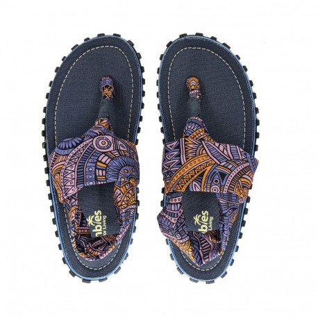 Gumbies Slingback Flip-Flops W G-SB-WN-AZTEC (42)