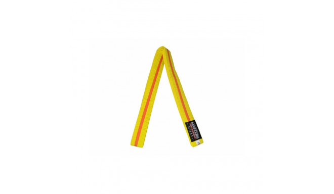 MASTERS kimono belt yellow with orange trim 06224-280040704 (300 cm)