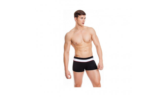 Aqua-Speed Grant men's swimming shorts M black and white 15 410 (S)