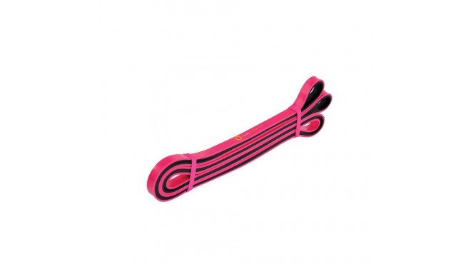 Exercise rubber HMS PINK-BLACK GU06 13x5x2250 mm