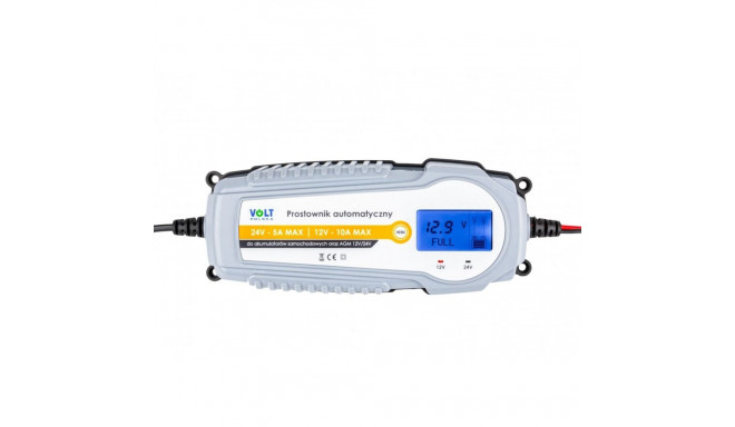 AUTOMATIC CHARGER VOLT POLSKA 10A 12/24V LCD