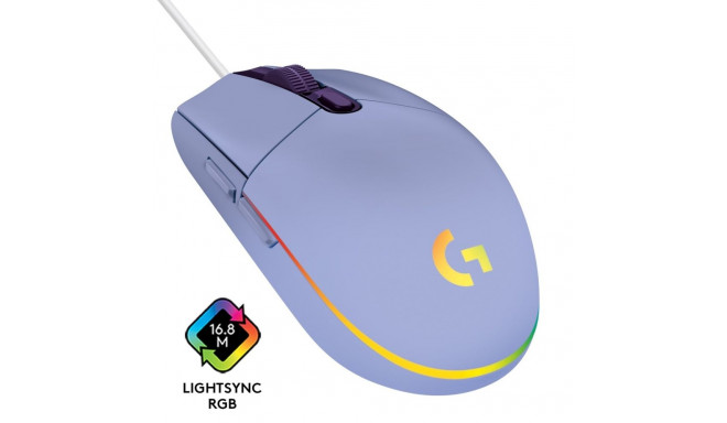 G203 LIGHTSYNC GAMING MOUSE/LILAC EMEA