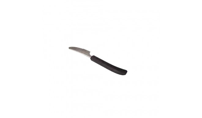 Knife with ergonomic handle straight