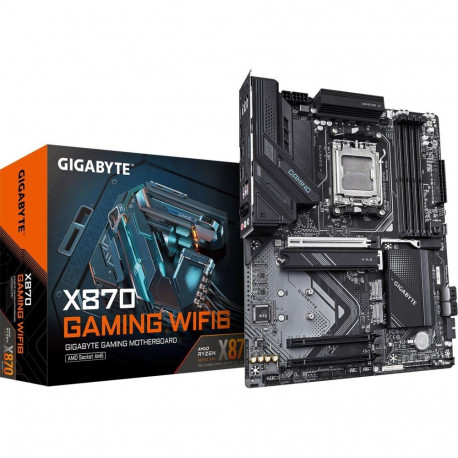 GIGABYTE X870 GAMING WIFI6 Motherboard - Supports AMD Ryzen 9000 CPUs, 8+2+2 phases VRM, up to 8000M