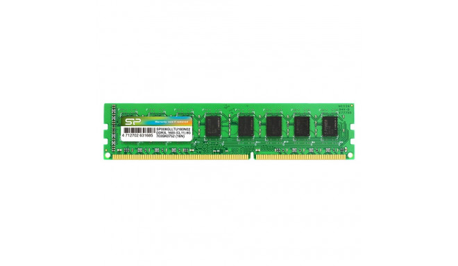 Silicon Power SP008GLLTU160N02 mälumoodul 8 GB 1 x 8 GB DDR3L 1600 MHz
