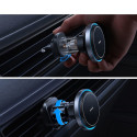 Joyroom car phone holder with wireless charger (MagSafe compatible) with air vent fan - black (JR-ZS