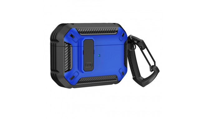 Airpods 4 Armor Case with Carabiner - Blue