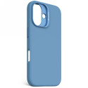 Decoded AntiMicrobial Silicone Backcover with MagSafe for iPhone 16 - Blue