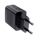 Acefast A78 GaN USB-A / USB-C PD 20W network charger - black