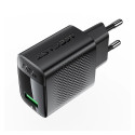 Acefast A90 GaN USB-A QC 18W network charger - black