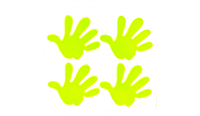 Fluorestseeruvad helkivad hoiatuskleebised lastele käpakujulised amio-03942