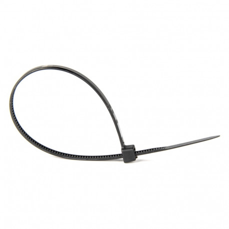 Opaski zaciskowe plastikowe czarne krótkie zestaw 60 szt. amio-04314