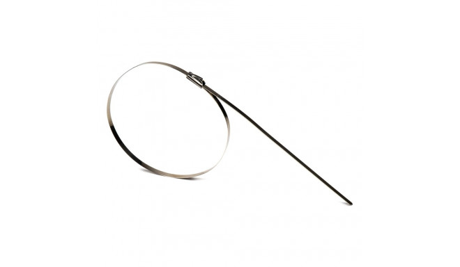 Opaski zaciskowe metalowe ze stali nierdzewnej 7.9x600mm 100 szt. amio-04327