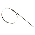 Opaski zaciskowe metalowe ze stali nierdzewnej 7.9x400mm 100 szt. amio-04326