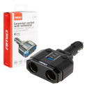 Sigaretisüütaja pesa jagaja pd30w pd20w qc3.0 12v 24v + voltmeeter