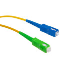 Patchcord światłowód kabel Maclean, SC/APC-SC/UPC SM 9/125 LSZH, jednomodowy, długość 10m, simplex, 