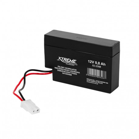 82-208# Akumulator żelowy 12v 0.8ah xtreme 98x62x25"