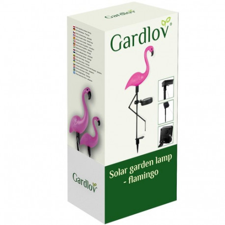 Gardlov 21151 päikesepatareiga aialamp flamingo