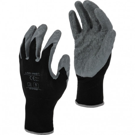 Lateksist must-hall kindad l212109p, 12 paari, "9", ce, lahti