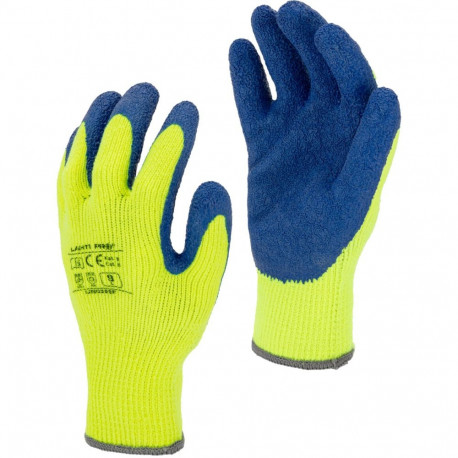 soojendatud kollased kindad l250311p, kaart, "11", ce, lahti