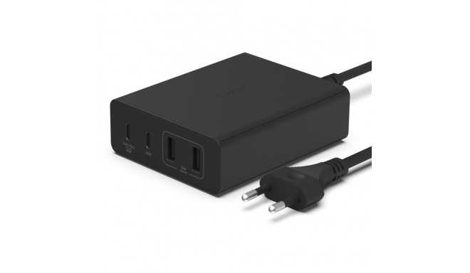 Belkin BoostCharge 3-Port USB-C 67W seinakontakti laadija