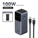 UGREEN Nexode 12000 mAh Power Bank -varavirtalähde, 100W