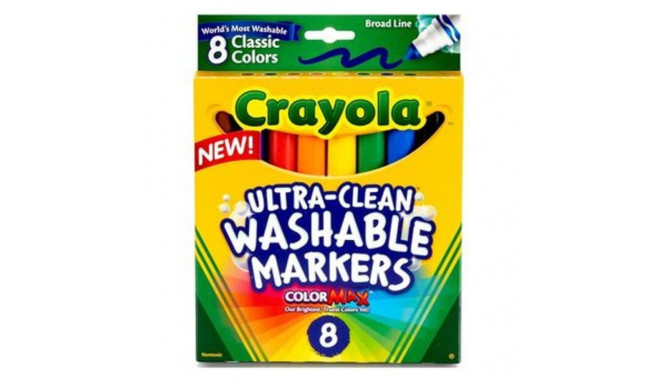 8 Ultra Clean Eashablle Broad Markers