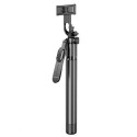 Universal selfie stick aluminium black