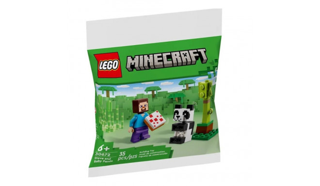 Klocki Minecraft 30672 Steve i mała panda