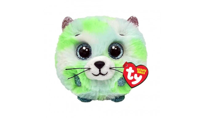 Mascot TY Beanie balls Cat green