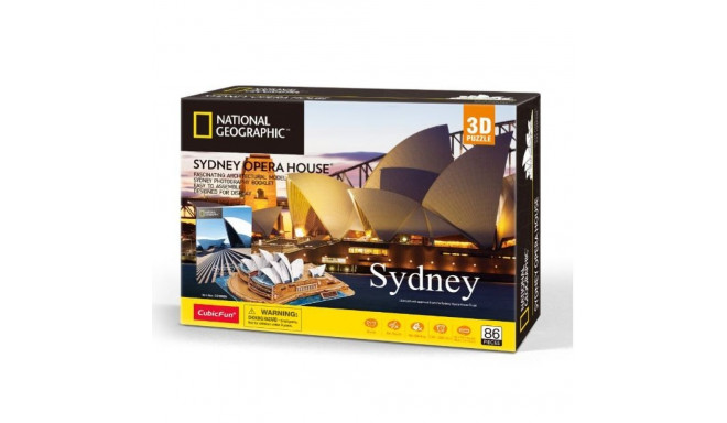 Puzzle 3D National Geographic Sydney 86 elementów