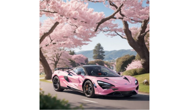 Diamond Mosaic - Pink Car