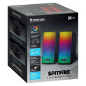 PC SPEAKERS SPITFIRE 2. 0 6W LED USB