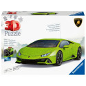 Puzzles 108 elements 3D Lamborghini Huracan Evo Verde vehicles