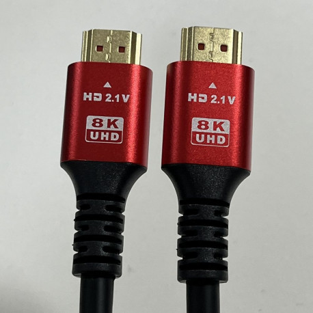 Cable HDMI 2.1 8K 60Hz / 4K 120Hz – Ultra High Speed, HDR, eARC, VRR, 48Gbps 1 m black