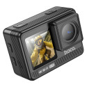 HOCO sports camera with digital displays 1,3" + 2" anti-shake IPS 4K DV102 black