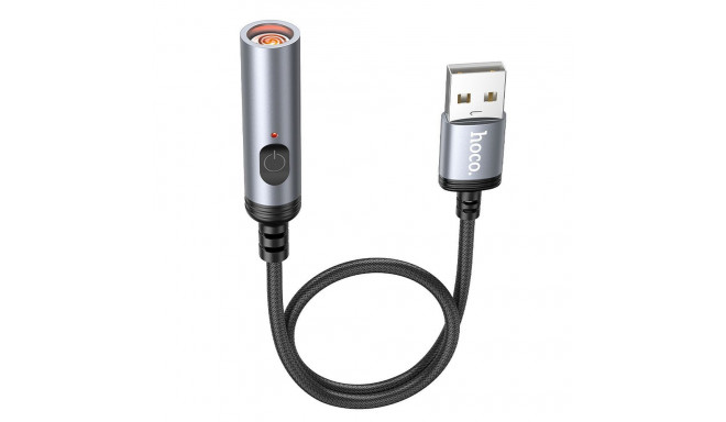 Adapter USB A to cigarette lighter Hoco 0,3 m UA30 black