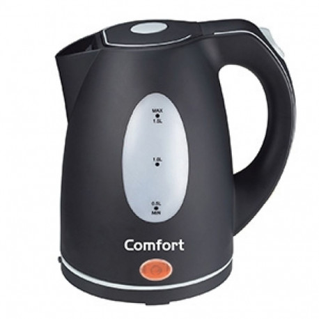 Comfort veekeetja DG2000-1026BK 1.5l 2000W LED-valgustusega, must